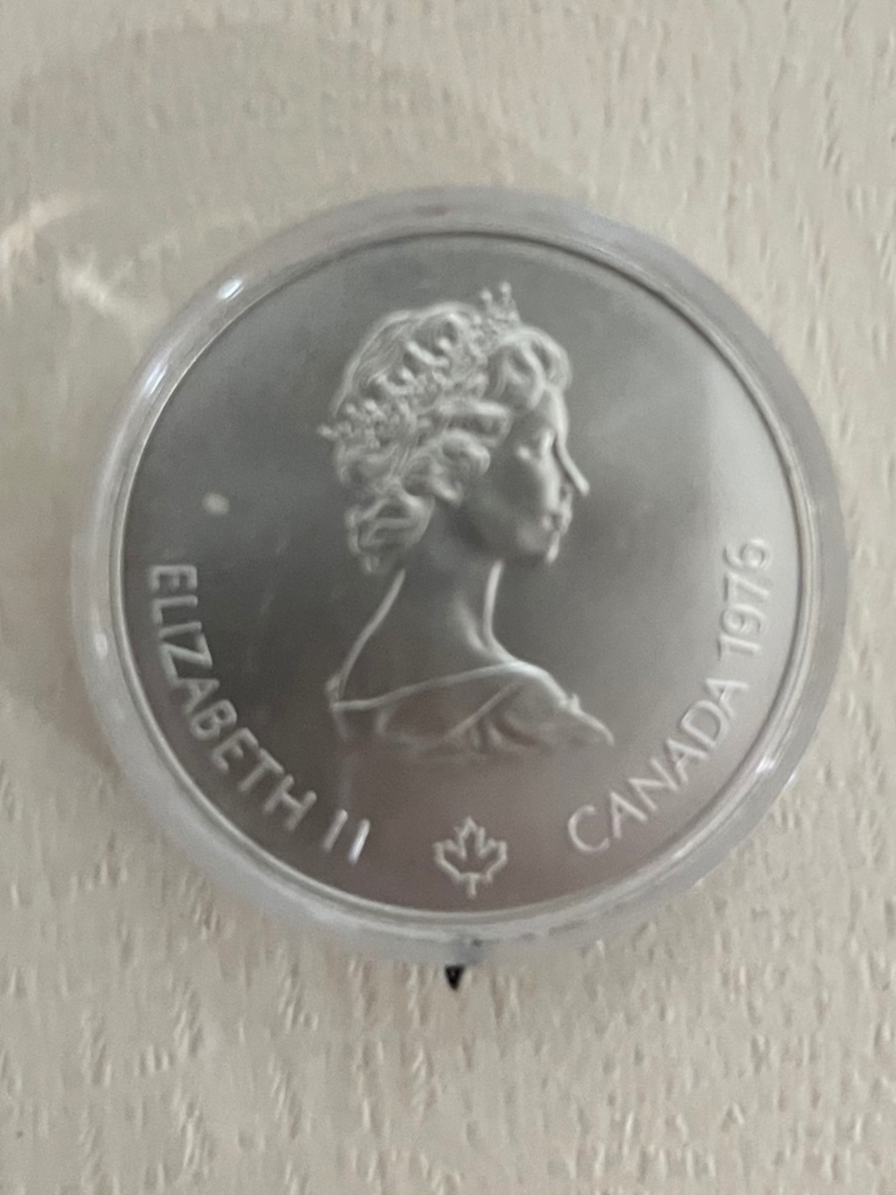 Silver Coin - Canadian 1976 $5 coin